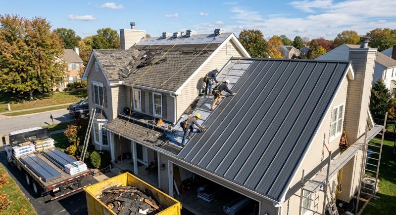 Barn Roof Replacement in Fredericksburg, VA