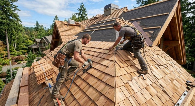 Wooden Roof Installation in Alexandria, VA